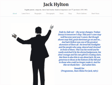 Tablet Screenshot of jackhylton.com
